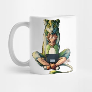 The Green Lion Mug